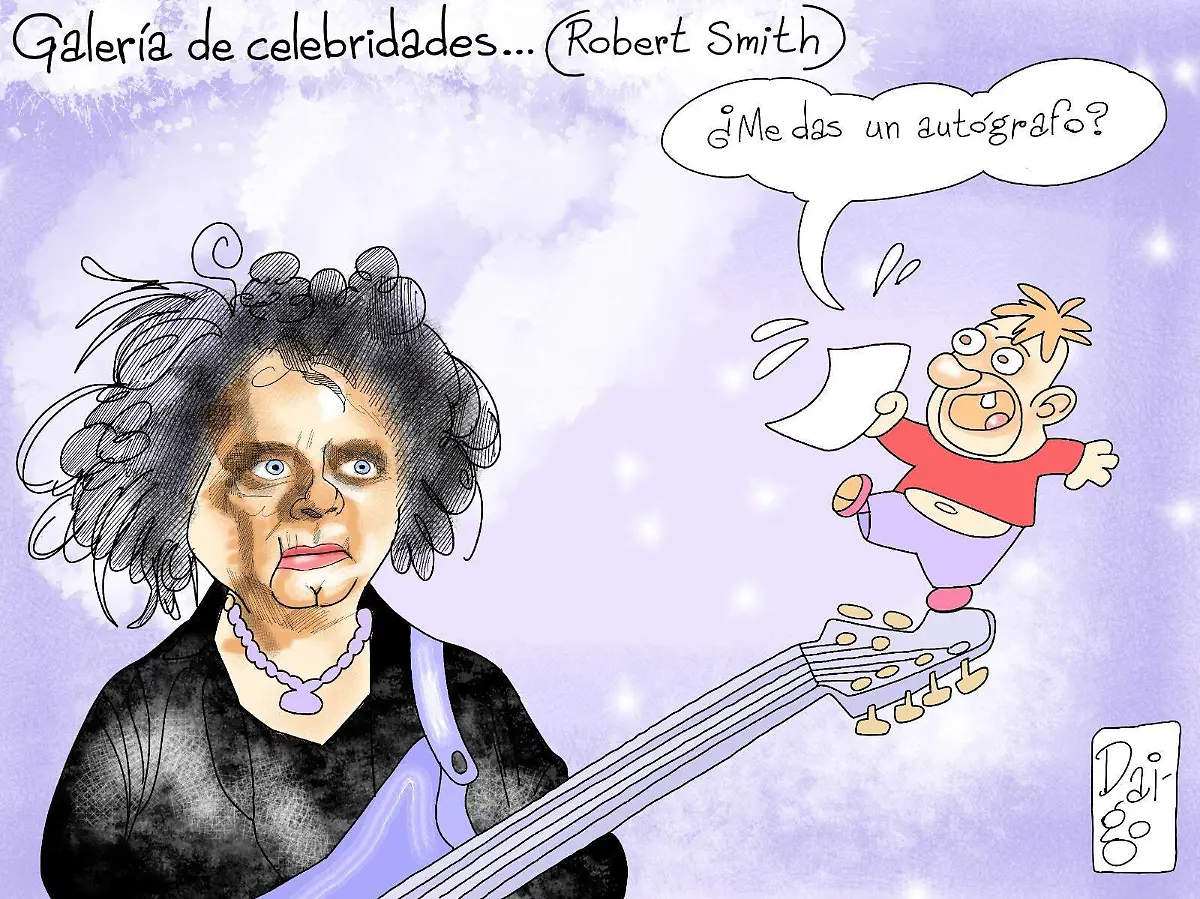 Galería de celebridades...(Robert Smith)